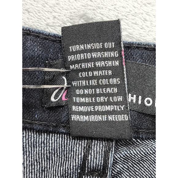 Dots Fashion Mid Rise Slim Straight Leg Jeans Size 22 Blue Dark Wash Stretch - Picture 6 of 11